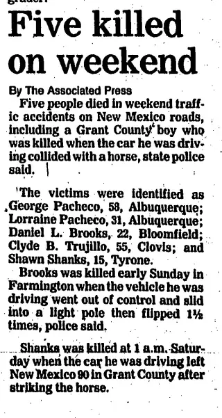 other Newspaper clipping from Feb 20, 1989 6057090