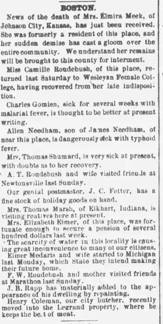 other Newspaper clipping from Nov 9, 1887 6057097
