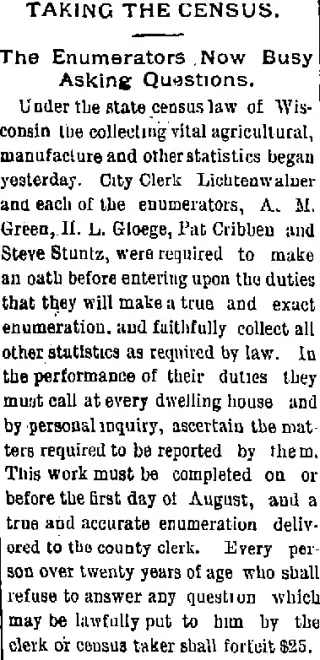 other Newspaper clipping from Jun 21, 1895 6059003