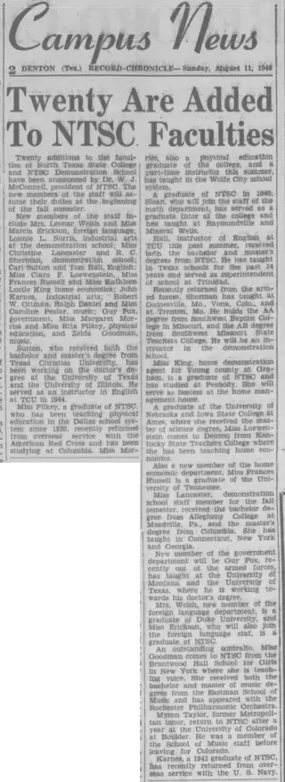 other Newspaper clipping from Aug 11, 1946 6059241