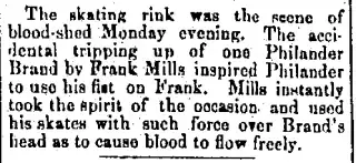 Crime Newspaper clipping from Jul 25, 1884 6060687