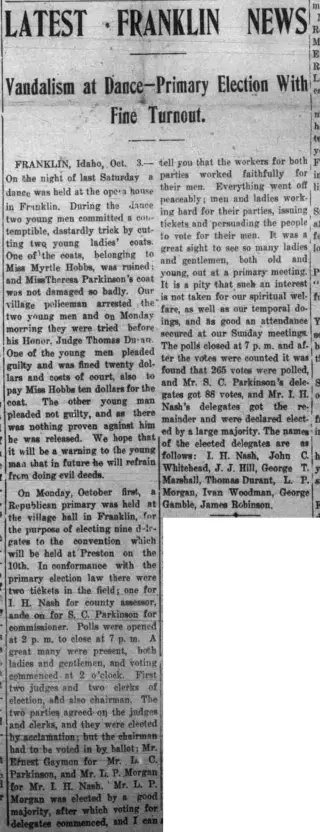 other Newspaper clipping from Oct 6, 1906 6061049