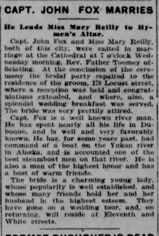other Newspaper clipping from Nov 27, 1903 6062542