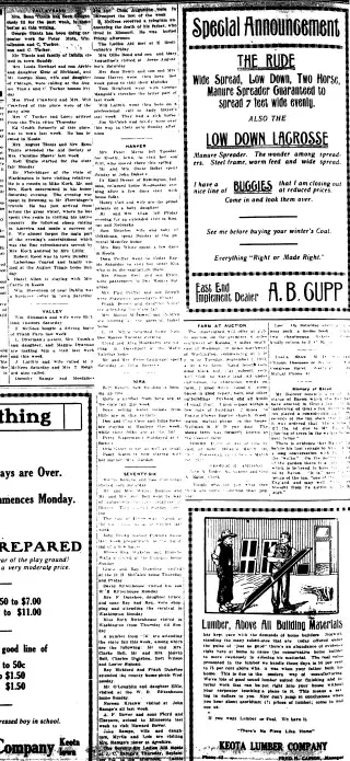 other Newspaper clipping from Aug 29, 1912 6063088