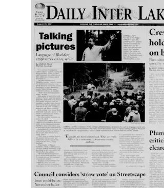 other Newspaper clipping from Aug 20, 2001 6063288