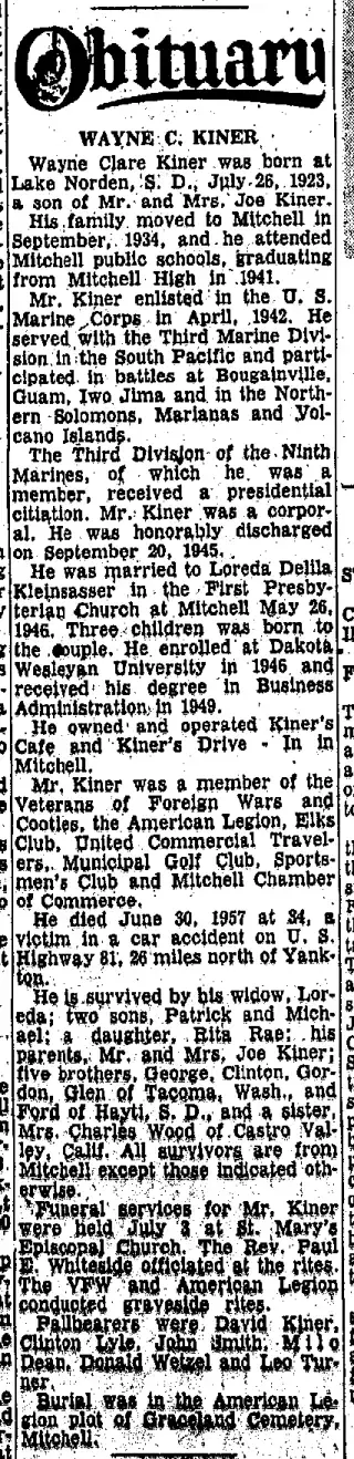 other Newspaper clipping from Jul 15, 1957 6063464