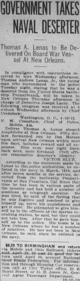 other Newspaper clipping from Apr 17, 1913 6063588