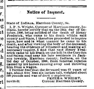 other Newspaper clipping from Nov 21, 1900 6063647