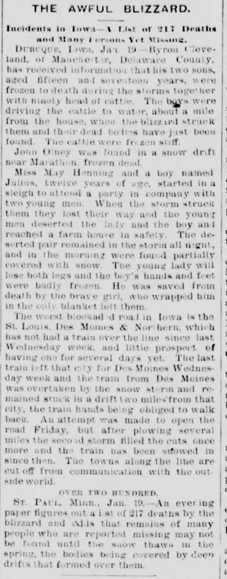 other Newspaper clipping from Jan 19, 1888 6064484