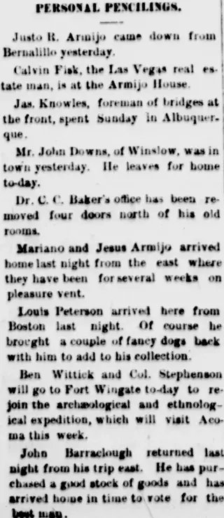 Business Newspaper clipping from Nov 7, 1882 6065255