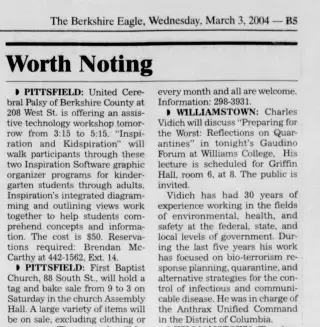 other Newspaper clipping from Mar 3, 2004 6065581
