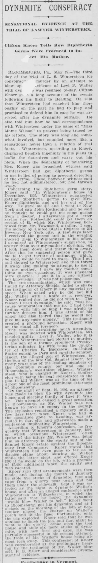 other Newspaper clipping from May 28, 1897 6066128