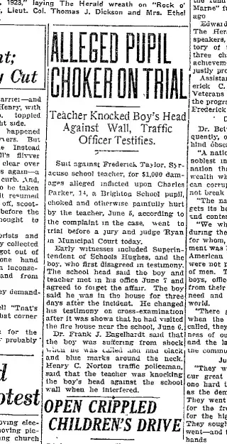 other Newspaper clipping from Nov 12, 1923 6066311