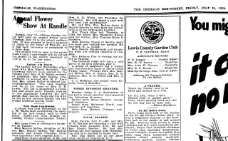 other Newspaper clipping from Jul 27, 1934 6066422