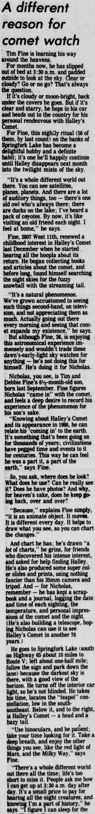 other Newspaper clipping from Apr 6, 1986 6068274