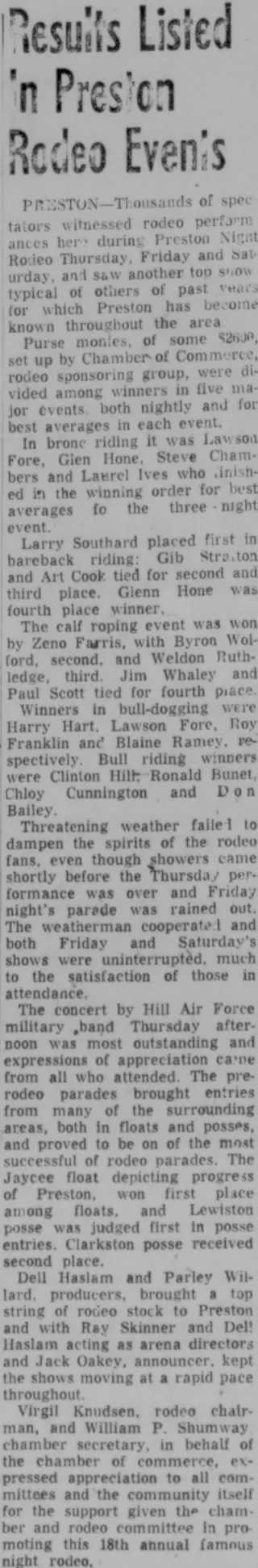 other Newspaper clipping from Aug 3, 1953 6068661