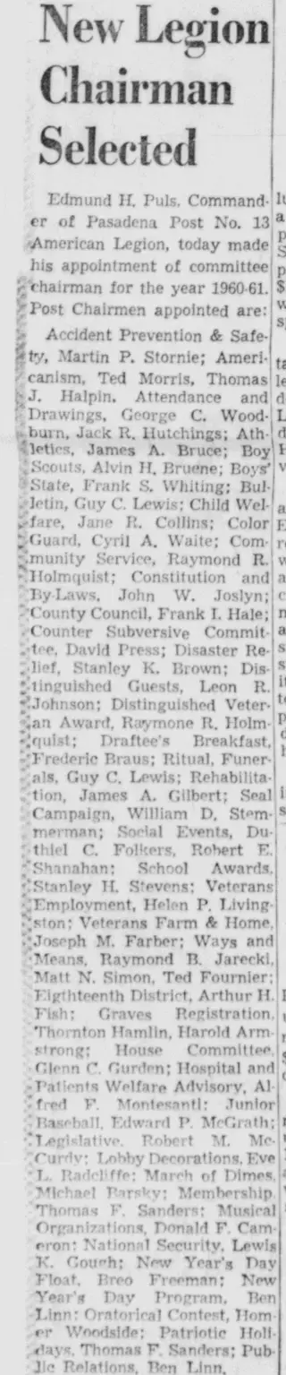 other Newspaper clipping from Aug 29, 1960 6069426