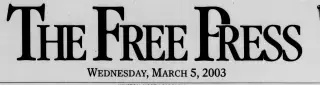 Birth Newspaper clipping from Mar 5, 2003 6069968