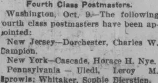 other Newspaper clipping from Oct 9, 1905 6071336