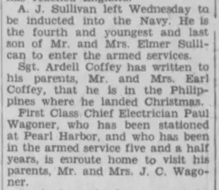 other Newspaper clipping from Mar 16, 1945 6072646