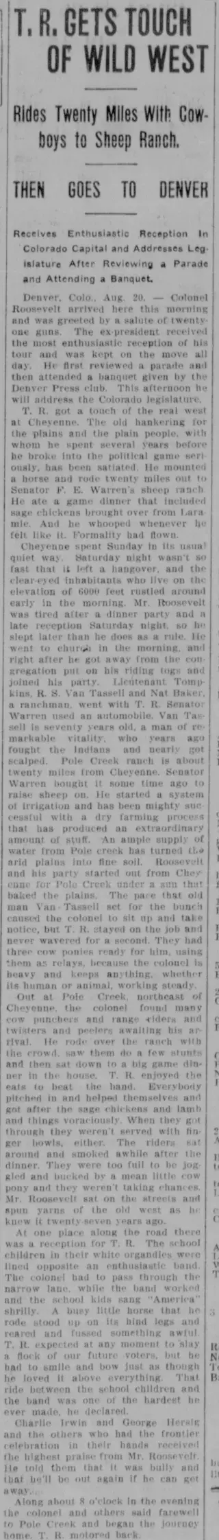 other Newspaper clipping from Aug 29, 1910 6073443