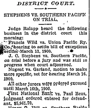 other Newspaper clipping from Mar 13, 1900 6075356