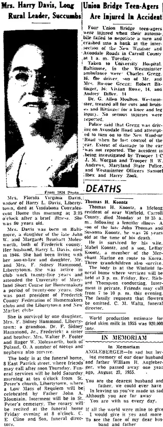other Newspaper clipping from Aug 23, 1956 6076973