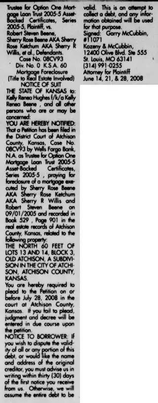 other Newspaper clipping from Jun 21, 2008 6077894