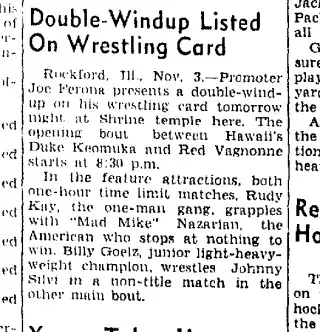 other Newspaper clipping from Nov 3, 1947 6078408