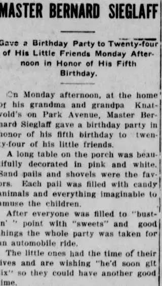 other Newspaper clipping from Jul 9, 1913 6079614
