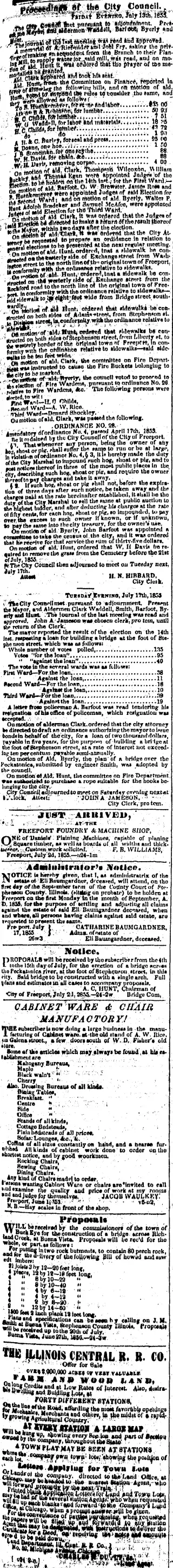 other Newspaper clipping from Jul 19, 1855 6079621