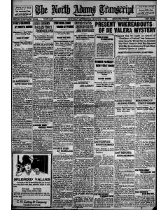 North Adams Transcript Archives, Jan 1, 1921, p. 1