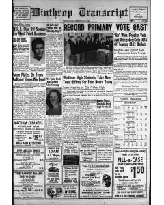 Winthrop Transcript Newspaper Archives, May 1, 1952, p. 1